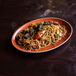 Tallarín Saltado De Lomo Fino.