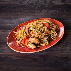 Tallarín Saltado De Pollo.